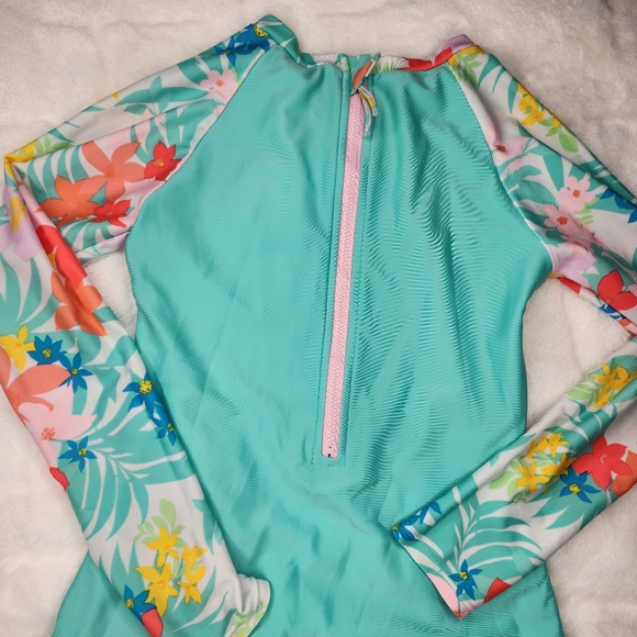 Cat & Jack Girls One-Piece Swimsuit--size L 10/12 - Picture 5 of 9